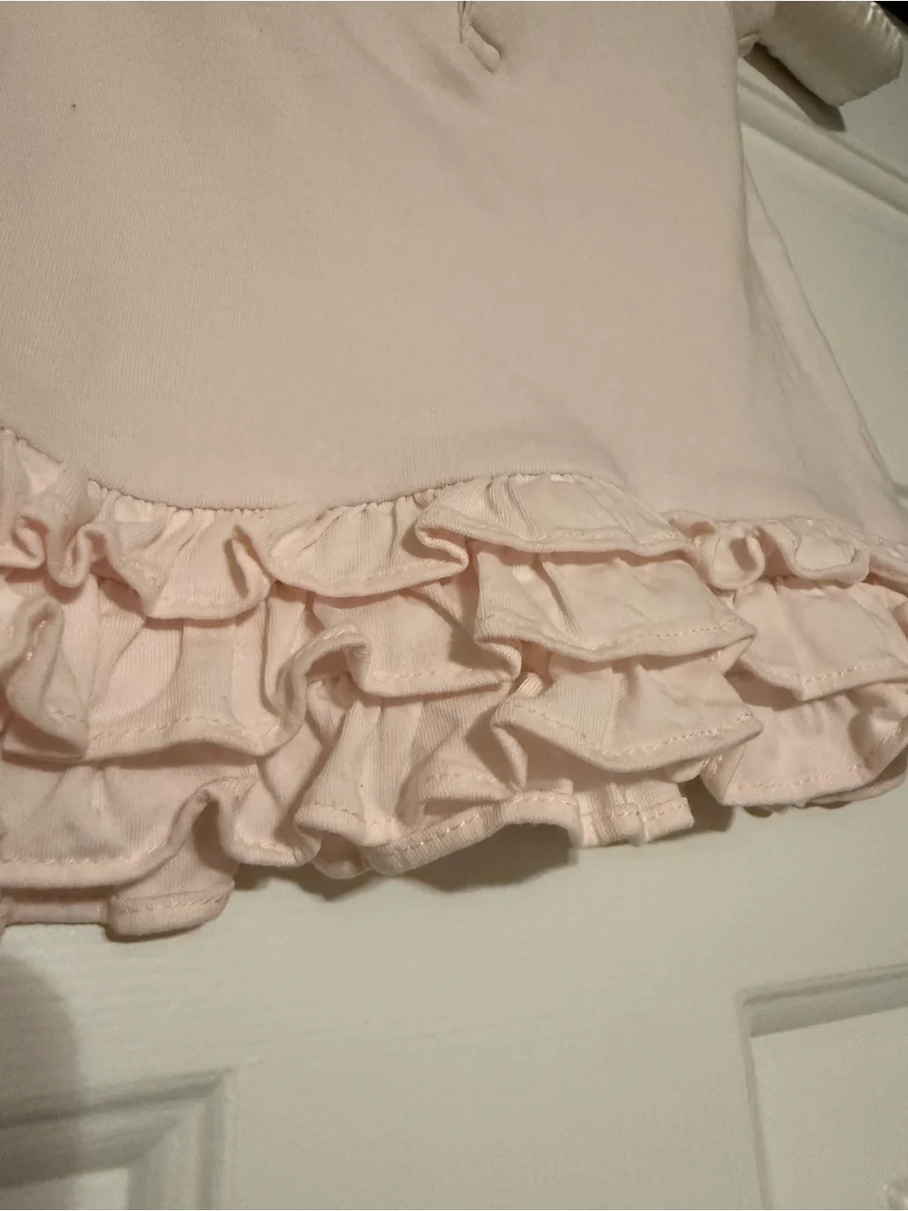 Ralph Lauren Baby Girl Light Pink Ruffle Polo Dress 3M
